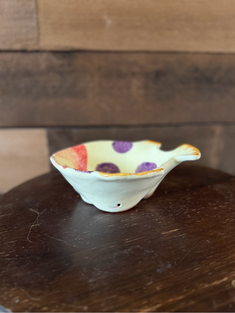 Vietri Italian Pottery Fish Trinket Dish Coastal Beach Decor Catchall Bowl - Picture 6 of 10